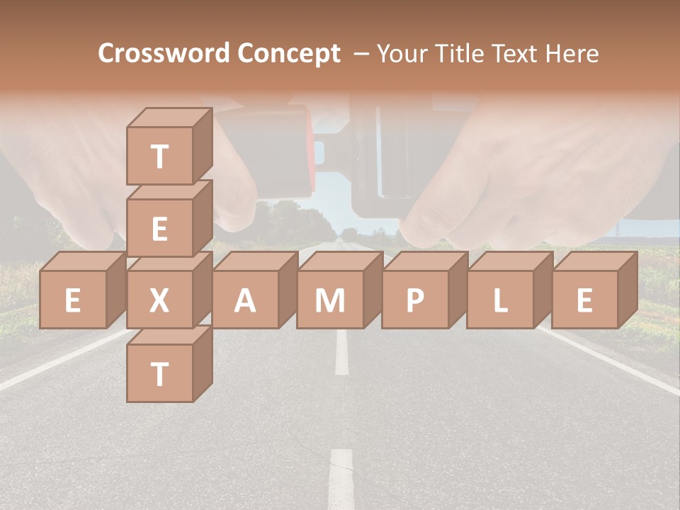 Seatbelt Speed Journey PowerPoint Template