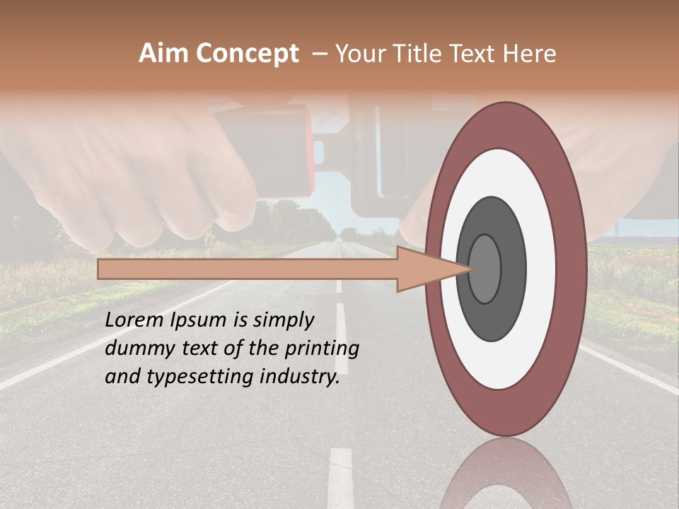 Seatbelt Speed Journey PowerPoint Template