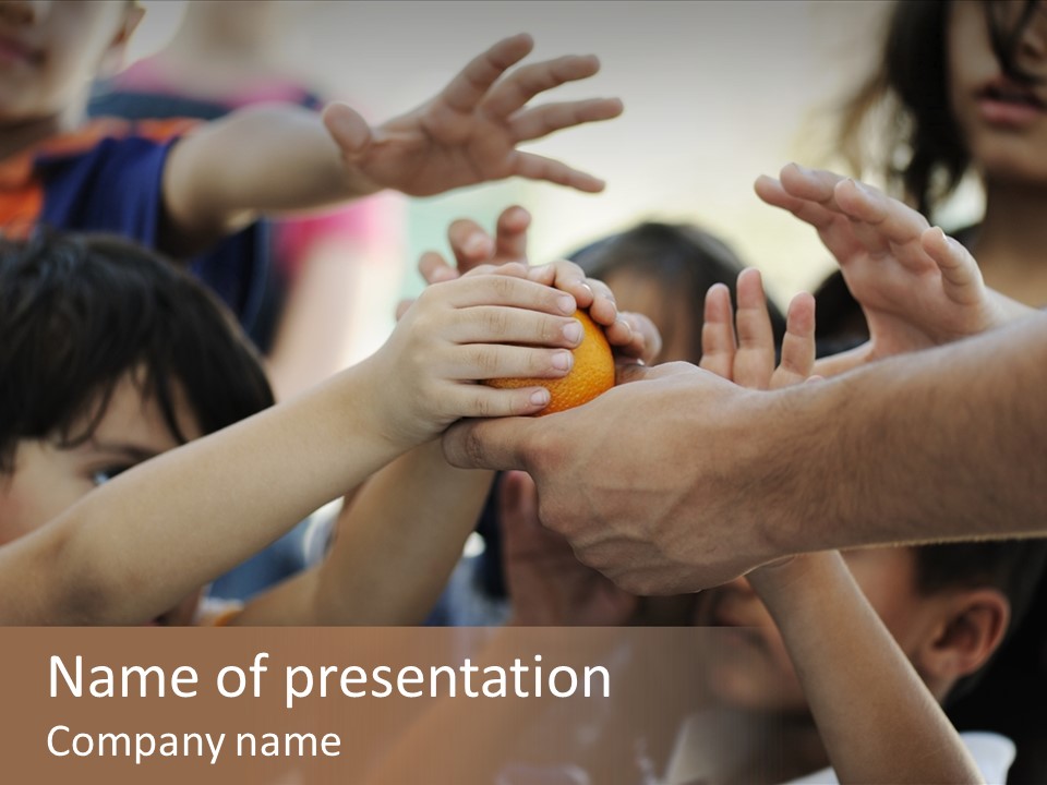 Queue Give Expression PowerPoint Template