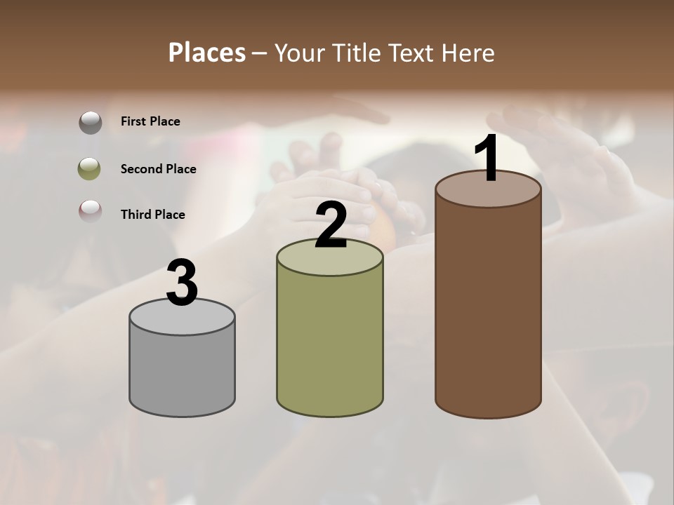 Queue Give Expression PowerPoint Template