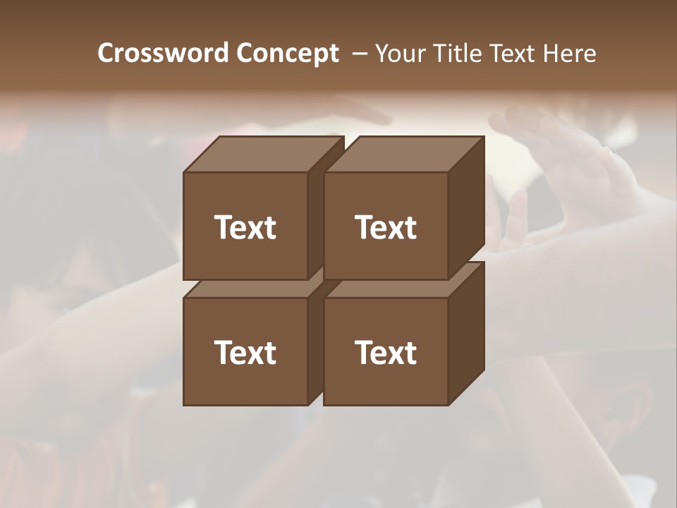 Queue Give Expression PowerPoint Template