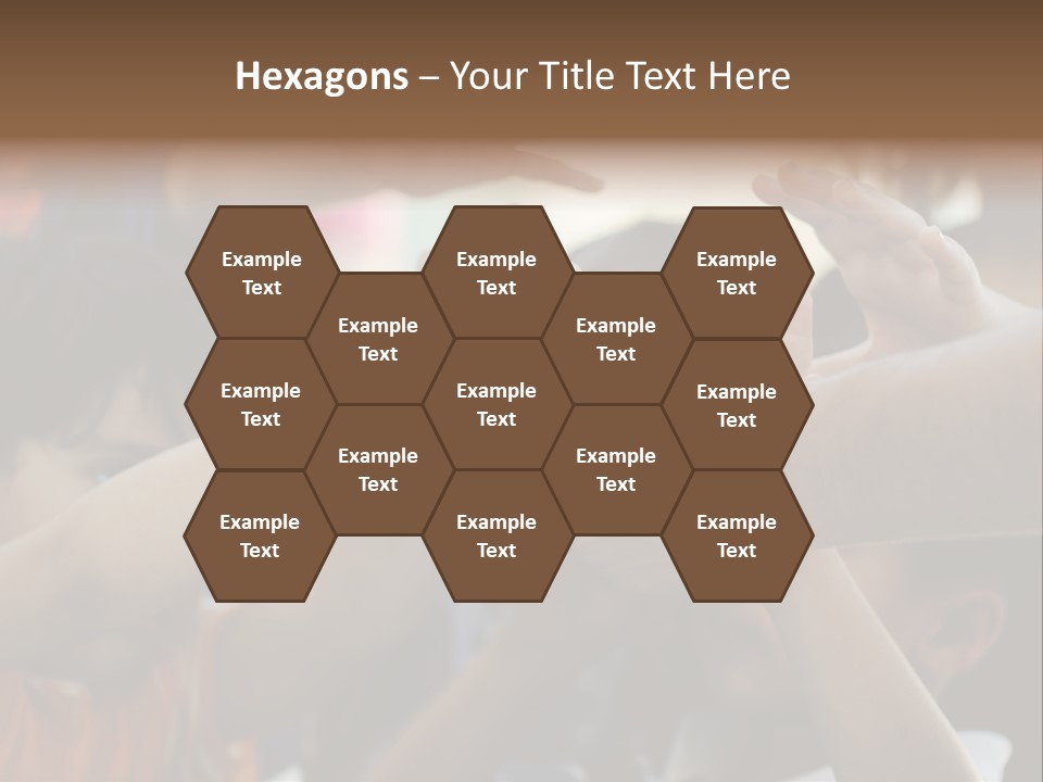 Queue Give Expression PowerPoint Template