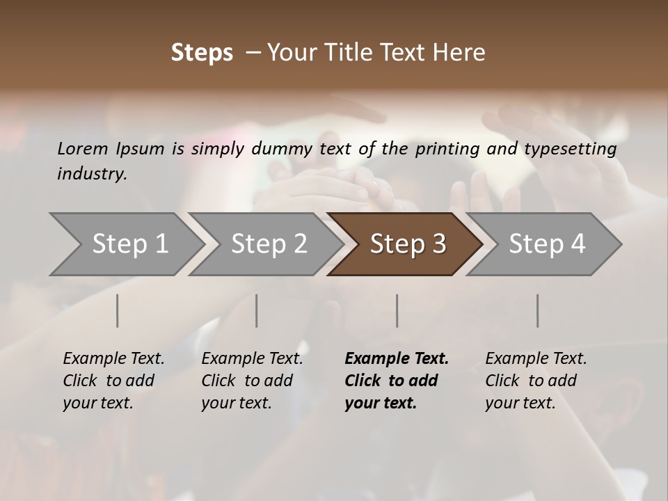 Queue Give Expression PowerPoint Template