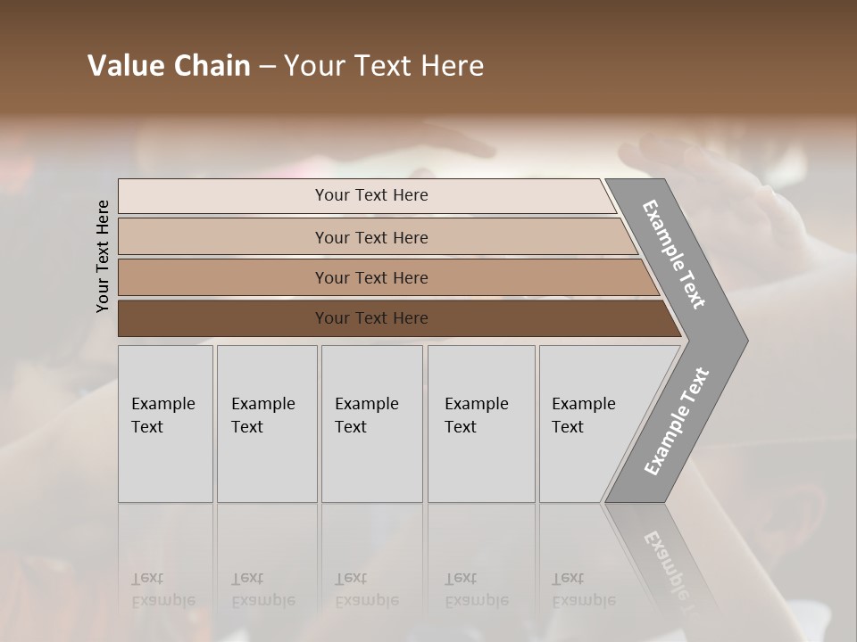 Queue Give Expression PowerPoint Template