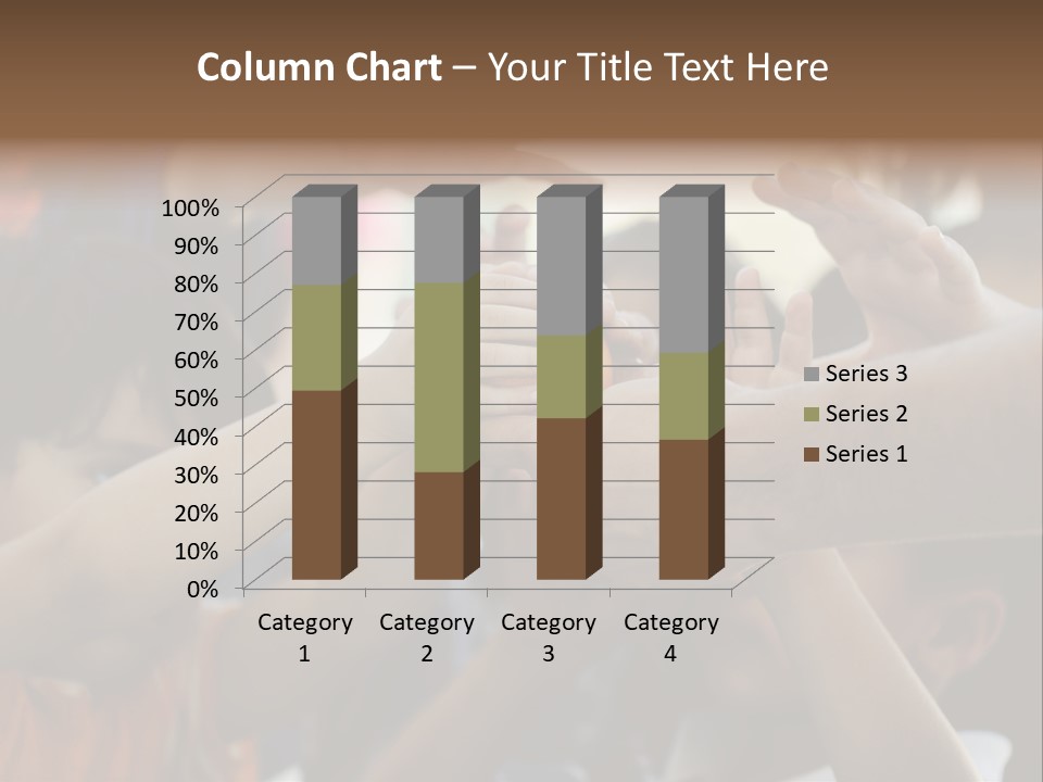 Queue Give Expression PowerPoint Template
