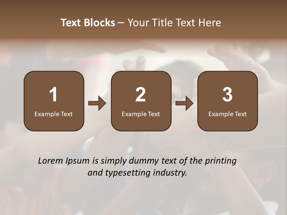Queue Give Expression PowerPoint Template