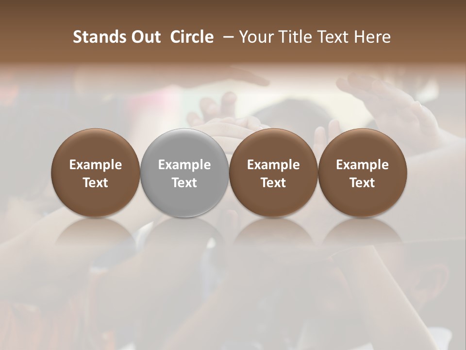 Queue Give Expression PowerPoint Template