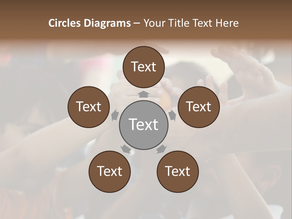 Queue Give Expression PowerPoint Template