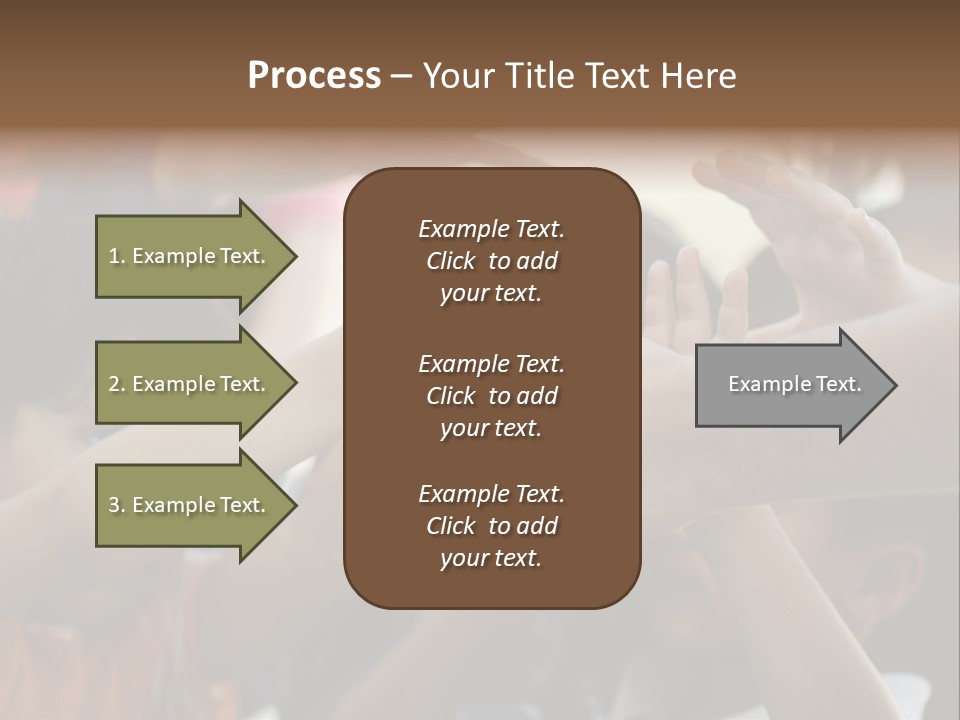Queue Give Expression PowerPoint Template