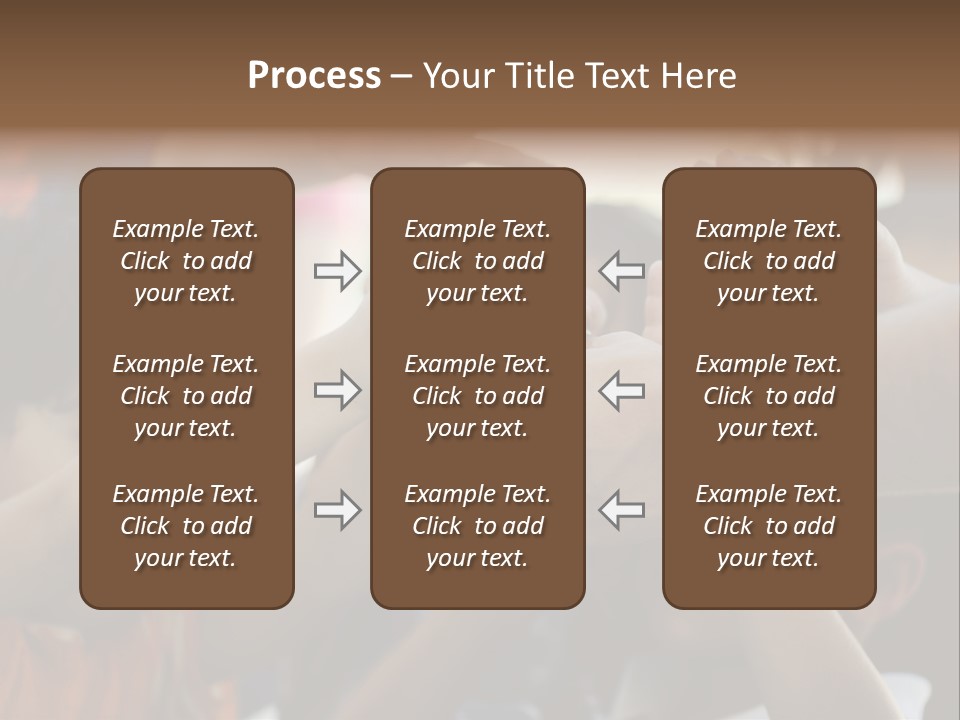 Queue Give Expression PowerPoint Template