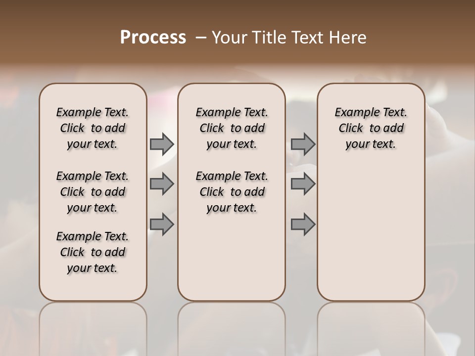 Queue Give Expression PowerPoint Template