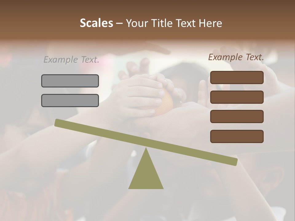 Queue Give Expression PowerPoint Template