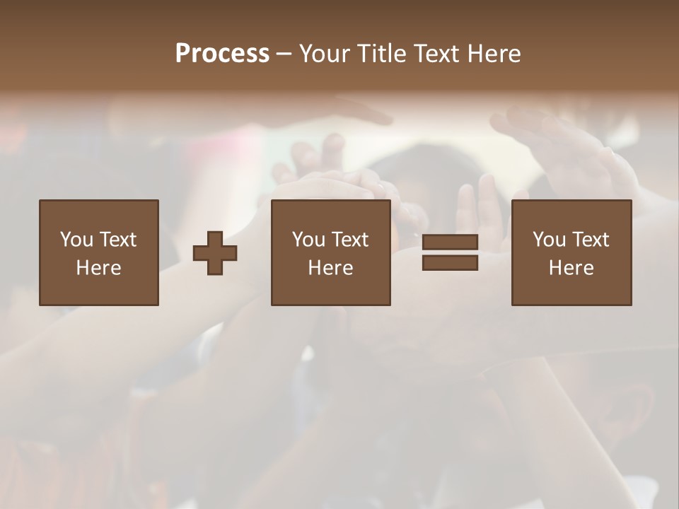 Queue Give Expression PowerPoint Template