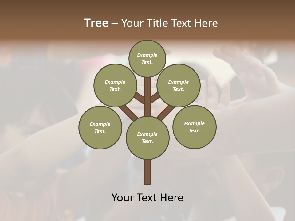 Queue Give Expression PowerPoint Template