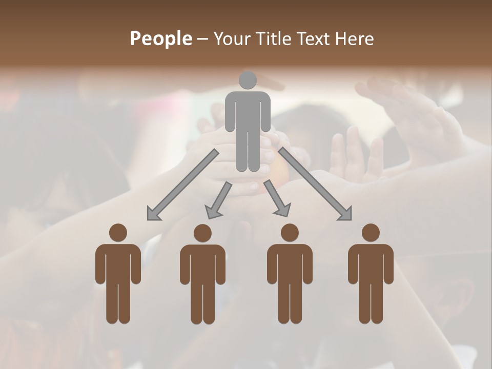 Queue Give Expression PowerPoint Template