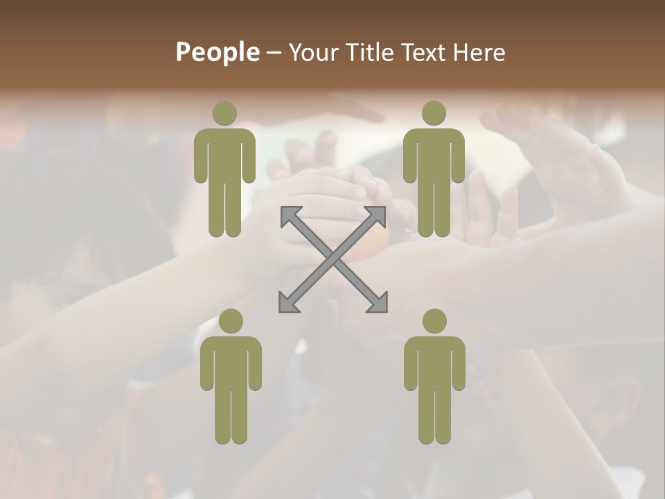 Queue Give Expression PowerPoint Template