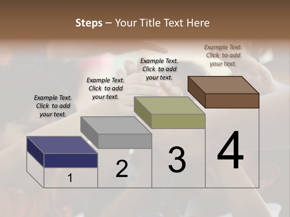 Queue Give Expression PowerPoint Template