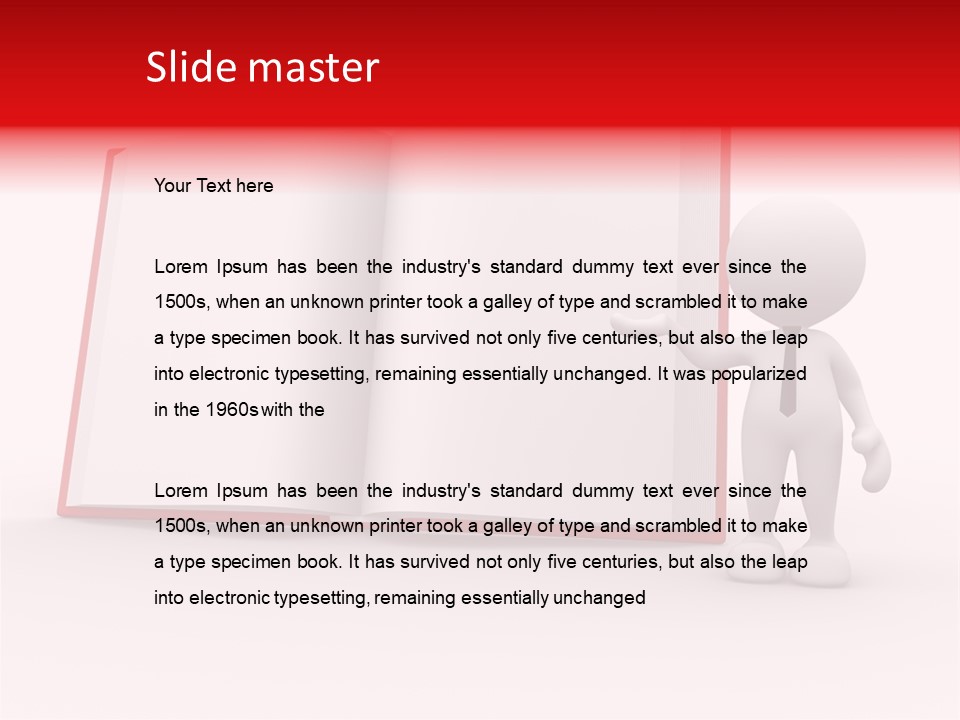 Education Men Individual PowerPoint Template