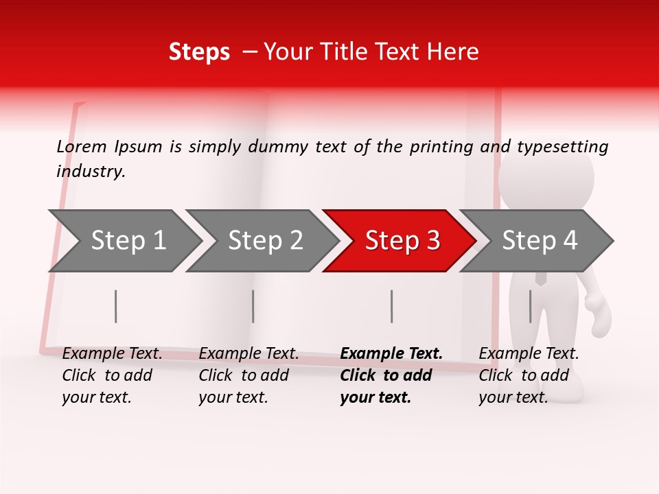 Education Men Individual PowerPoint Template