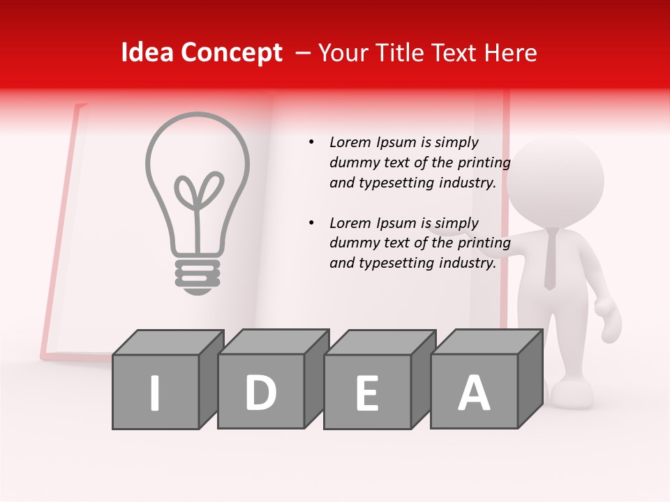 Education Men Individual PowerPoint Template