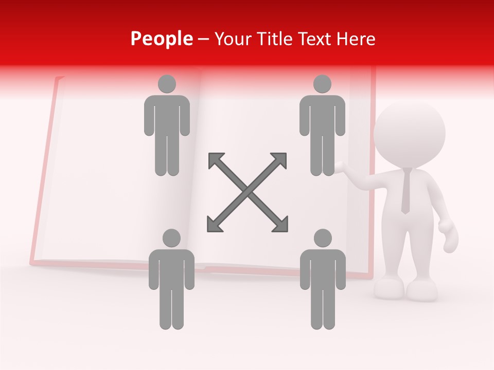 Education Men Individual PowerPoint Template