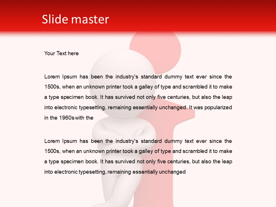 Text Consultant Abstract PowerPoint Template
