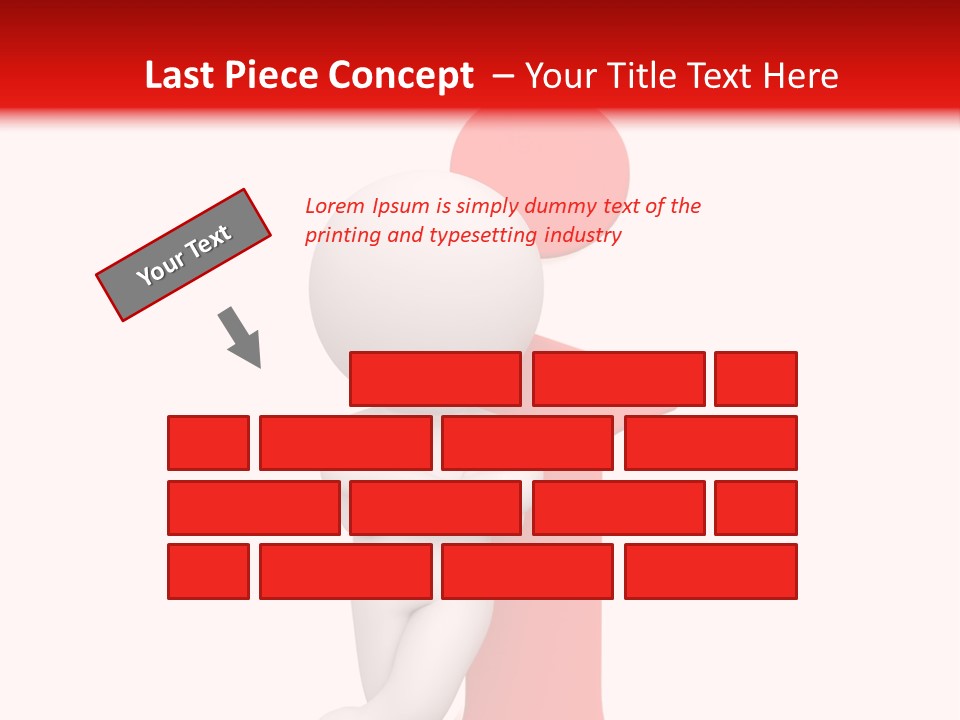 Text Consultant Abstract PowerPoint Template