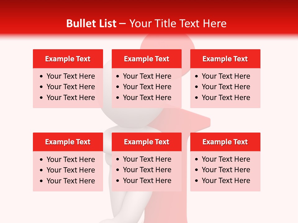 Text Consultant Abstract PowerPoint Template