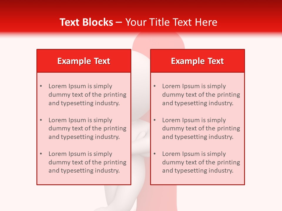 Text Consultant Abstract PowerPoint Template