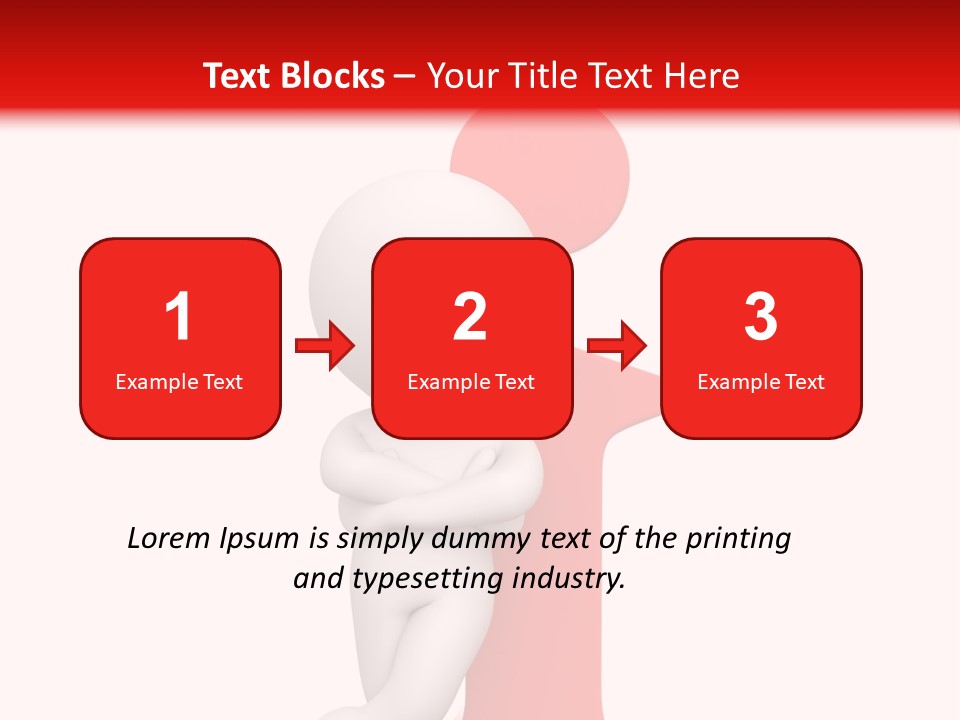 Text Consultant Abstract PowerPoint Template