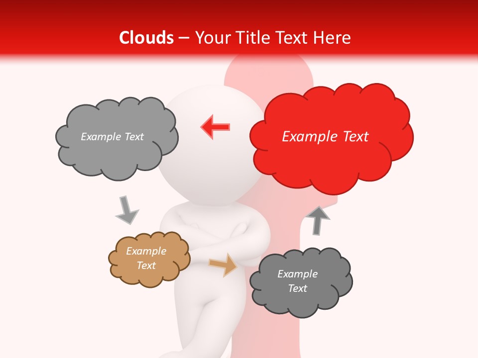 Text Consultant Abstract PowerPoint Template