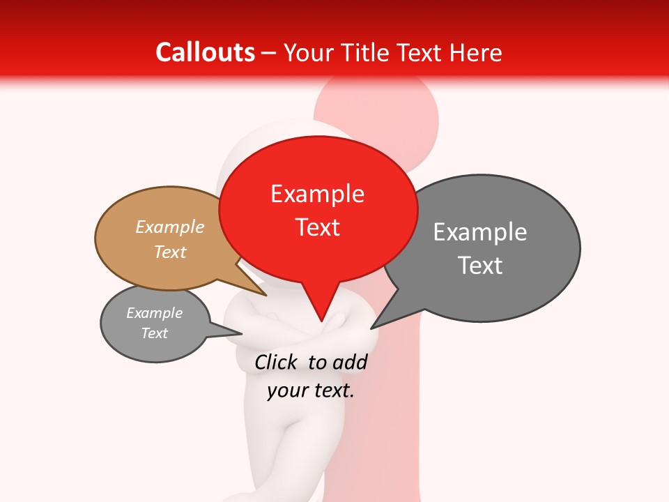 Text Consultant Abstract PowerPoint Template