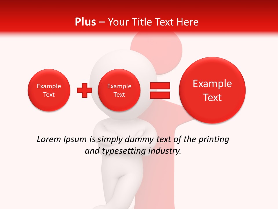 Text Consultant Abstract PowerPoint Template