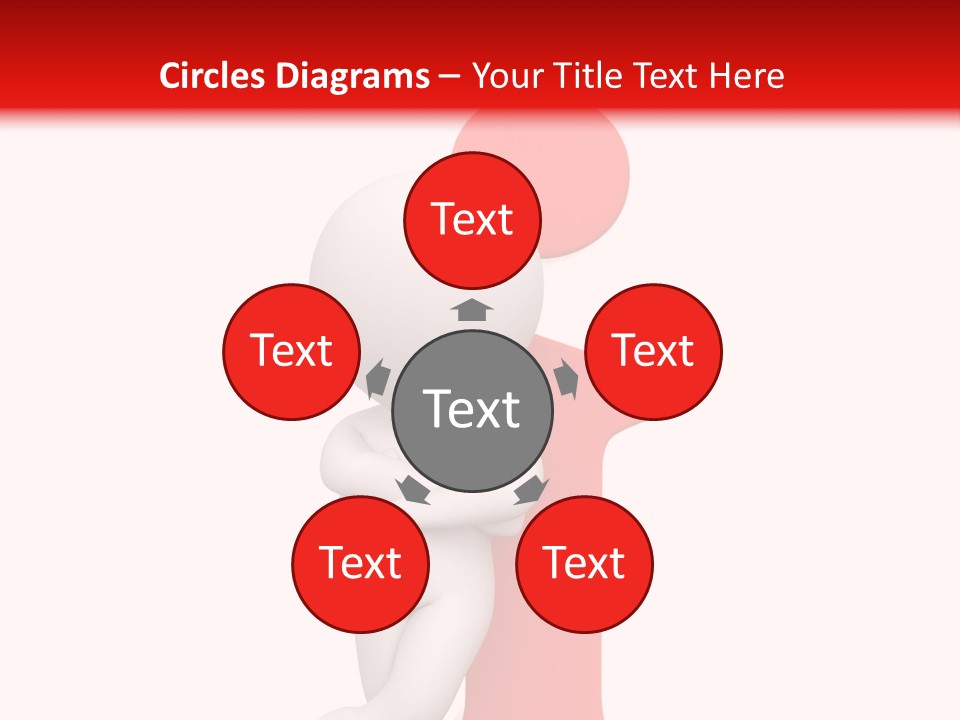 Text Consultant Abstract PowerPoint Template