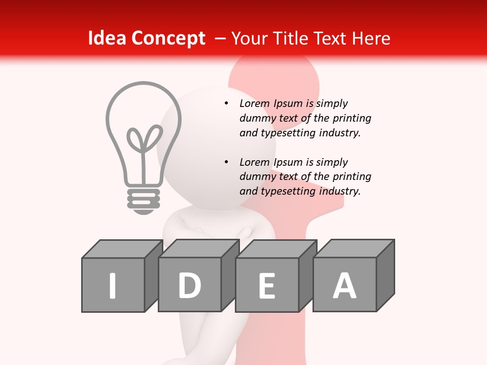 Text Consultant Abstract PowerPoint Template