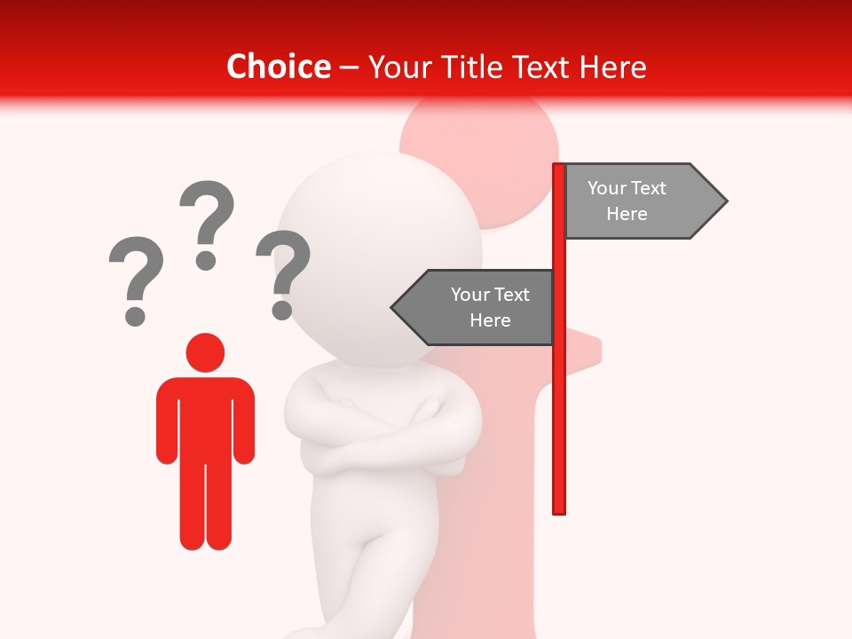 Text Consultant Abstract PowerPoint Template