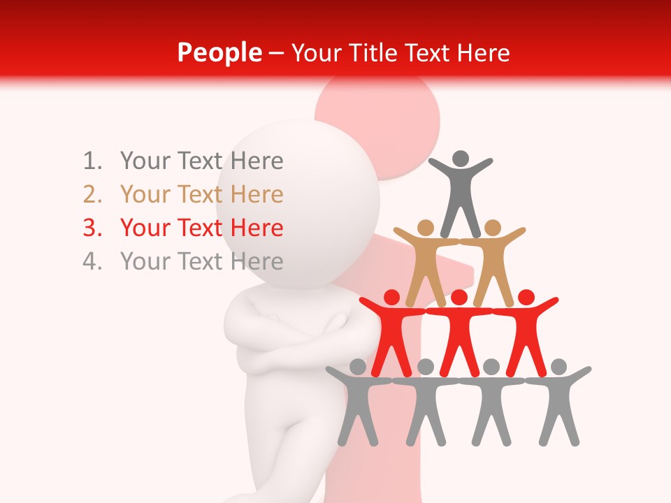 Text Consultant Abstract PowerPoint Template