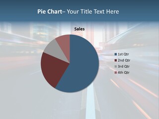 Abstract Car Street PowerPoint Template