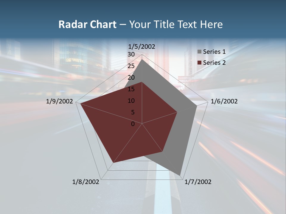 Abstract Car Street PowerPoint Template