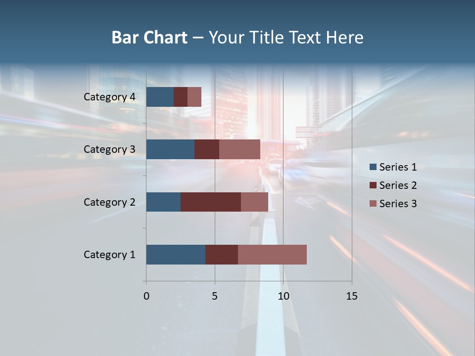 Abstract Car Street PowerPoint Template