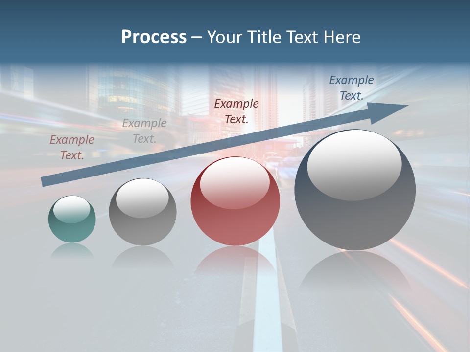 Abstract Car Street PowerPoint Template