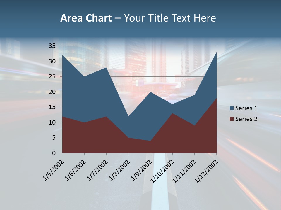 Abstract Car Street PowerPoint Template