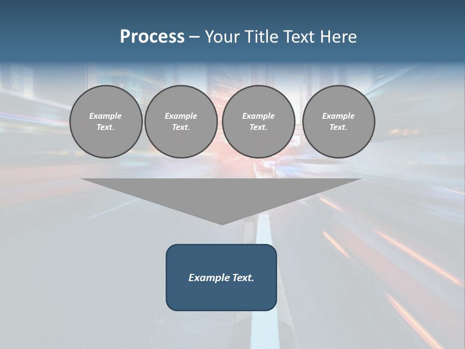 Abstract Car Street PowerPoint Template