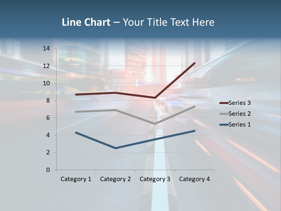 Abstract Car Street PowerPoint Template