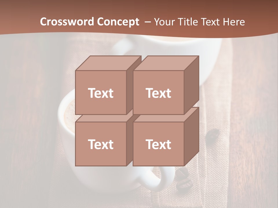 Rustic Espresso Closeup PowerPoint Template