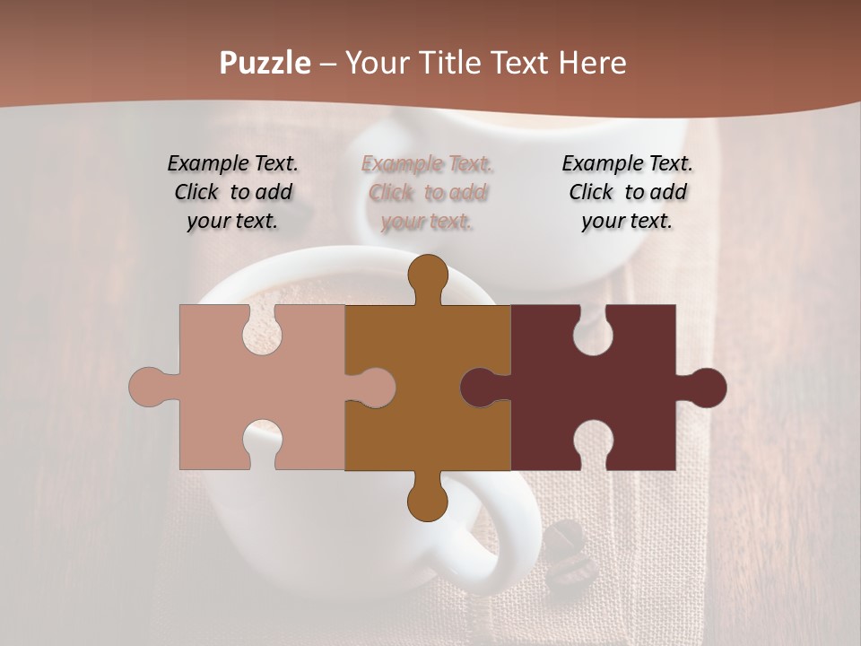 Rustic Espresso Closeup PowerPoint Template