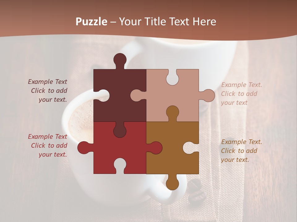 Rustic Espresso Closeup PowerPoint Template