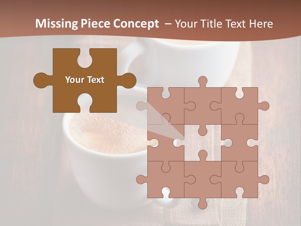 Rustic Espresso Closeup PowerPoint Template