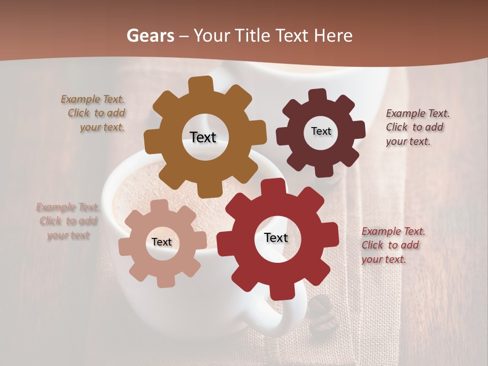 Rustic Espresso Closeup PowerPoint Template