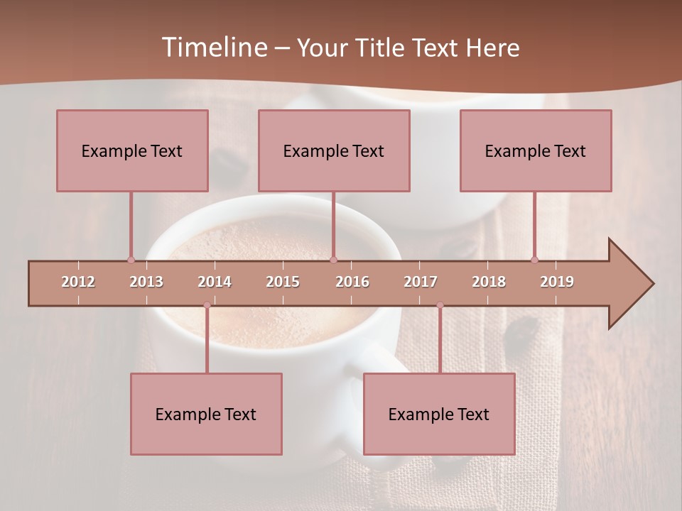 Rustic Espresso Closeup PowerPoint Template